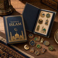 Aangepaste pins, souvenir verzamelobjecten, multipack, islamitische producten, landmark pins, hoogwaardig metaal, geschenkverpakking, VAE