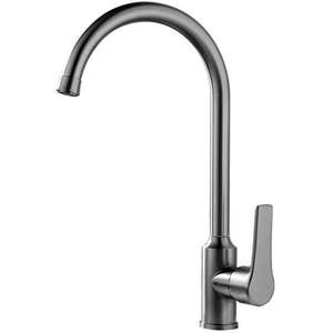 Robinet de lavabo de cuisine d'origine chinoise, corps en laiton, traitement de surface chromé, doté d'une rotation à 360 degrés - Product Image 1