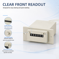 Compteur de signaux d'impulsion CHENF CSK6-YKW, affichage LCD 6 chiffres, compteur électronique certifié CE, usage industriel, boîtier plastique