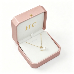 Boîte à bijoux pour collectionneur, personnalisée, en cuir PU à charnière, avec insert en daim, logo personnalisé, pour marques de bijoux Shopify, vente en gros - Product Image 3