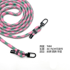 Wanlisheng Phone <b>Lanyard</b> 9mm <b>Polyester</b> Weaving Neck Strap Crossbody Anti Loss Mobile Accessory Custom Colors - Product Image 3