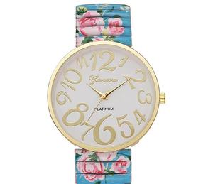 Nouvelle <span class=keywords><strong>montre</strong></span>-bracelet à grand cadran, bracelet élastique, grande <span class=keywords><strong>montre</strong></span> numérique pour personnes âgées, <span class=keywords><strong>montre</strong></span> à quartz décontractée pour femmes - Product Image 3