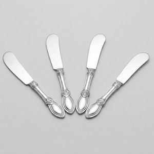 Elegant Stainless Steel <b>Cheese</b> <b>Knife</b> <b>Set</b> 4-Piece Dishwasher Safe Tableware Utensils For Kitchen Dining Use And Hotel Use - Product Image 1