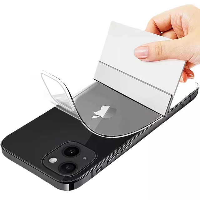 TPU Soft Film Screen Protectors Crystal Clear Bubble Free Full Cover Back Hydrogel Film for iPhone 14 Pro Max