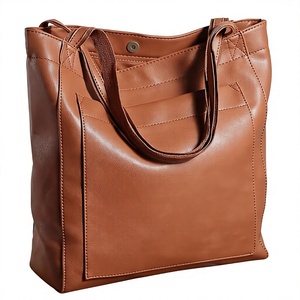 Genuine Leather Ladies Purse Lightweight Eco Friendly Handbags Large Capacity Durable Classic Style Fancy Women's Shopping Bags - Product Image 1