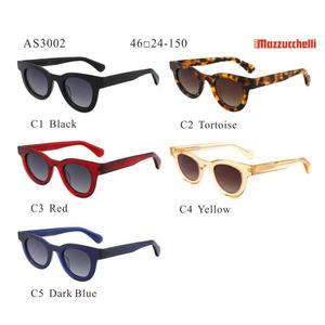 Nuevas Gafas <span class=keywords><strong>De</strong></span> <span class=keywords><strong>Sol</strong></span> polarizadas redondas Retro con montura <span class=keywords><strong>De</strong></span> acetato, Gafas <span class=keywords><strong>De</strong></span> <span class=keywords><strong>Sol</strong></span> <span class=keywords><strong>De</strong></span> lujo <span class=keywords><strong>De</strong></span> Marca Mujer, amarillo, rojo, azul, varias <span class=keywords><strong>lentes</strong></span> TAC - Product Image 2