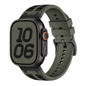 Bracelet de montre en silicone souple Upro Premium pour Apple Watch S11 S10 46 mm, bracelet de remplacement étanche pour iWatch Ultra 3 49 mm 45 mm 44 mm - Product Image 1