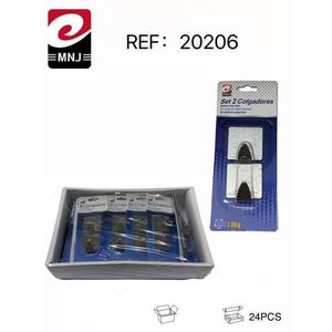 MNJ Wall Hooks Set 2pcs 10kg Adhesive Backing For Heavy Duty Use - Product Image 3