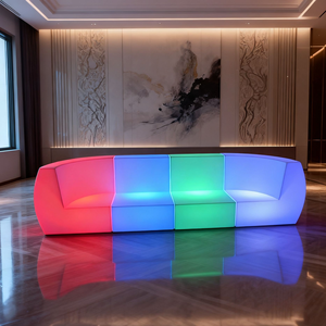Canapé <span class=keywords><strong>de</strong></span> <span class=keywords><strong>bar</strong></span> lumineux LED pour discothèque, mobilier <span class=keywords><strong>de</strong></span> loisirs, fauteuil lumineux LED coloré pour location <span class=keywords><strong>de</strong></span> fête, canapé <span class=keywords><strong>de</strong></span> <span class=keywords><strong>bar</strong></span> LED - Product Image 6