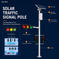 Poteau de signalisation routière octogonal Q235 galvanisé à chaud, multifonctionnel, sur mesure, 6,8m-14m, garantie 10 ans, pour projets municipaux