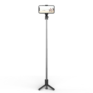 Portable Mini Selfie Stick <b>Tripod</b> Mount Stainless Steel Wireless Folding Invisible Phone Holder Desktop Bracket for Tiktok L11 - Product Image 5