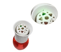 Botella de vidrio desodorante para interiores, máquina de aromaterapia eléctrica con luz led, enchufe de perfume líquido