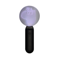 Articles de fête Logo personnalisé Lampe à main en acrylique led Concert Cheering up Prop Télécommande Glow Stick