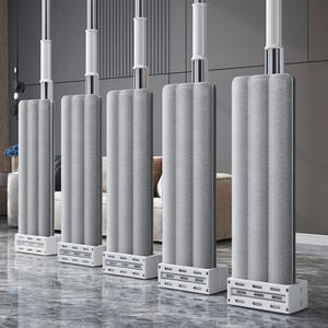 Mopa Plana de Microfibra Zhou2023 con Cierre de Gancho y Bucle Rectangular para Pisos de Madera, Mármol, Cemento y Azulejos, Fácil de Limpiar, Sin Necesidad de Lavar a Mano - Product Image 4