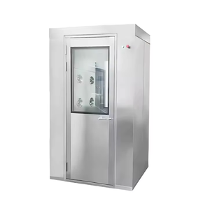 Cabina de Ducha de Aire de Acero Inoxidable 304 para Cuarto Limpio, Túnel de Ducha de Aire de Doble Puerta con Bloqueo - Product Image 1