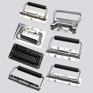 Heavy Duty Stainless Steel Suitcase <b>Handle</b> Spring Loaded for Versatile Use in Kitchen Bedroom Outdoor & Flight Case Cabinets - Product Image 3