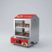 Chauffe-encourages à hot-dogs électrique commercial de comptoir, équipement de restauration, petite vitrine de présentation