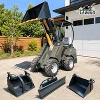Caricatore Telescopico ad Alta Efficienza Lavorativa LAWNIO, Braccio Telescopico Stabile per la Movimentazione di Carichi in Allevamenti Zootecnici