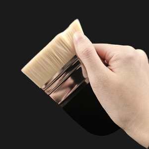 LISI Pinceaux plats pour artistes pour peinture acrylique à l'huile 25mm/50mm/75mm Pinceaux <span class=keywords><strong>de</strong></span> peinture en nylon pour peintres - Product Image 2