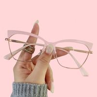 Nouvelles lunettes de lecture unisexes tendance, monture complète en métal, effet œil de chat, changement de couleur, anti-lumière bleue