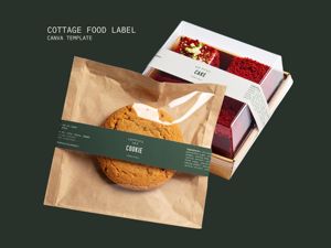 Custom waterproof self-adhesive labels and stickers suitable for pet food, snacks, pizza, candy, sandwiches, sugar, olive oil, a - Product Image 5