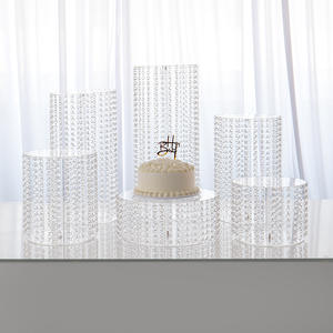 Support à fleurs en acrylique transparent pour desserts, centres <span class=keywords><strong>de</strong></span> table <span class=keywords><strong>de</strong></span> <span class=keywords><strong>mariage</strong></span>, ornement décoratif pour <span class=keywords><strong>mariage</strong></span> - Product Image 4