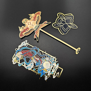 Hình Dạng Độc Đáo Tuyệt Vời Kim Loại Bookmark Nhà Cung Cấp Chuyên Nghiệp Tùy Chỉnh Vàng Kim Loại Bookmark - Product Image 3
