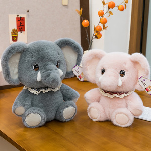Peluche Éléphant Mignon 25CM 30CM, Jouet en Peluche, Poupée, Coussin de Sommeil, Décoration de Bureau et de Maison, Vente en Gros pour Machines à Pinces - Product Image 1