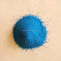 25 kg de poudre de lessive de qualité supérieure, bleu foncé, avec des particules colorées, matière première pour la poudre à laver