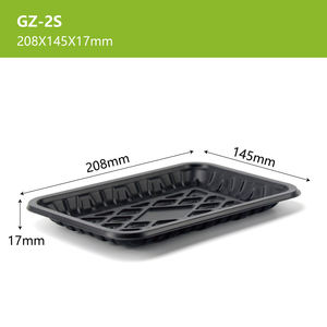 Récipient alimentaire jetable GZ-2S <span class=keywords><strong>plateau</strong></span> à viande en polypropylène rempli <span class=keywords><strong>de</strong></span> minéraux pour emballer et exposer les viandes fraîches et les fruits <span class=keywords><strong>de</strong></span> <span class=keywords><strong>mer</strong></span> - Product Image 6