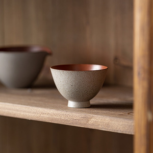 Guanlan Rough Pottery Handmade <b>Teacup</b> Gray Glaze Conical Shape Personal Tea Tasting Cup For Kung Fu Tea Set - Product Image 5
