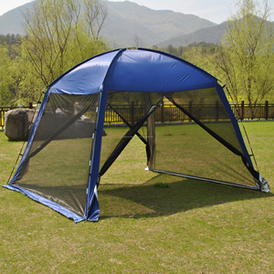 <span class=keywords><strong>Tente</strong></span> dôme en nylon imperméable pour 6 personnes, avec moustiquaire, pour sports de plein air, camping et randonnée, abri solaire hexagonal - Product Image 4