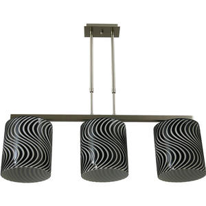 Lámpara de techo LED SILVANA 3xE27 moderna minimalista negro/blanco 30W IP65 para Centro Comercial hogar Oficina sala de estar comedor dormitorio 6000K - Product Image 1