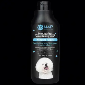Mükemmel fiyat ile N4p yeni tasarım 750Ml köpek şampuanı galon