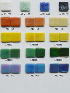 Kính Mosaik Châu Âu Phong Cách Smalti Khảm Gạch 23X23Mm Khảm Châu Âu - Product Image 4