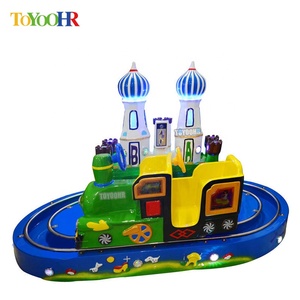Máquina de columpio eléctrica para niños que funciona con monedas, <span class=keywords><strong>tren</strong></span> de pista, <span class=keywords><strong>tren</strong></span> interurbano, máquina de juego de ferrocarril de atracciones - Product Image 3