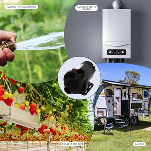 Icegalax Water <b>Pump</b> 12V 24V Brushless <b>Submersible</b> Circulation <b>Pump</b> Adjustable Flow For Cold Plunge Tub - Product Image 6