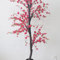 Simulation de tronc en bois de fleurs de cerisier et de pêchers artificiels décoratifs pour la décoration intérieure