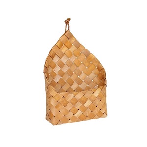 New Design Handmade Woven Storage Basket Home Decor <strong>Art</strong> Supplies Wooden Plant <strong>Wall</strong> Hanging Gift Baskets - Product Image 5