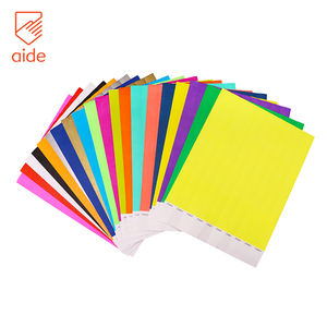 צמיד חד פעמיות דמעה עמיד למים <span class=keywords><strong>tyvek</strong></span> צמיד ריק wristband מותאם אישית אישית לאירועים - Product Image 1