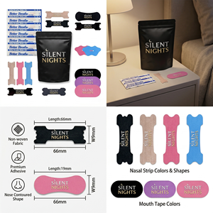 Bande adhésive buccale pour dormir, qualité professionnelle, hypoallergénique, anti-ronflement, bandes de sommeil transparentes, faciles à retirer, nouvel outil d'aide au sommeil - Product Image 1