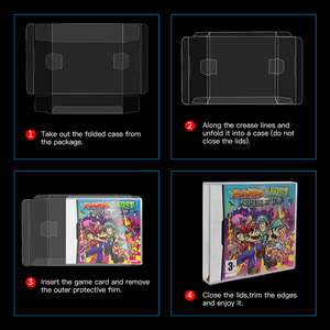 Thẻ trò chơi Hộp mực lưu trữ hiển thị bảo vệ tay áo trường hợp đối với Nintendo DS dslite NTSC chỉ - Product Image 4