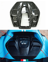 Couverture de capot moteur arrière en fibre de carbone sèche de style BatFury Aero pour Ferrari 296 GTB, haute qualité