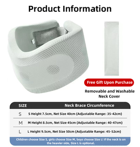 कारखाना गर्दन के समर्थन के लिए सांस लेने योग्य बर्फ-रेशम फोम गर्भाशय ग्रीवा कॉलर - Product Image 5