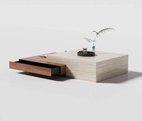 Table basse de salon de style antique minimaliste haut de gamme pour usage domestique