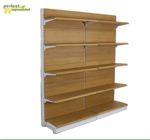 Sản Phẩm Mới Gỗ Hạt Kim Loại Bán Lẻ Dược Phẩm Cửa Hàng Siêu Thị Hiển Thị Kệ Rask Gondola Kệ - Product Image 1