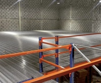 Plancher grillagé en treillis métallique galvanisé anti-corrosion pour entrepôt, à emboîtement rapide