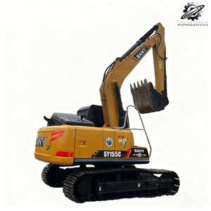 รถขุดมือสอง SANY SY155C ยี่ห้อจีน น้ำหนัก 15.5 ตัน เครื่องยนต์อีซูซุ รุ่นปี 2023 ความจุบุ้งกี๋ 0.75 ลบ.ม. - Product Image 5