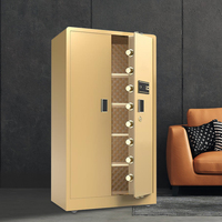 Coffre-fort en or de luxe de 180 cm grand coffre-fort d'empreinte digitale pour l'hôtel et la maison