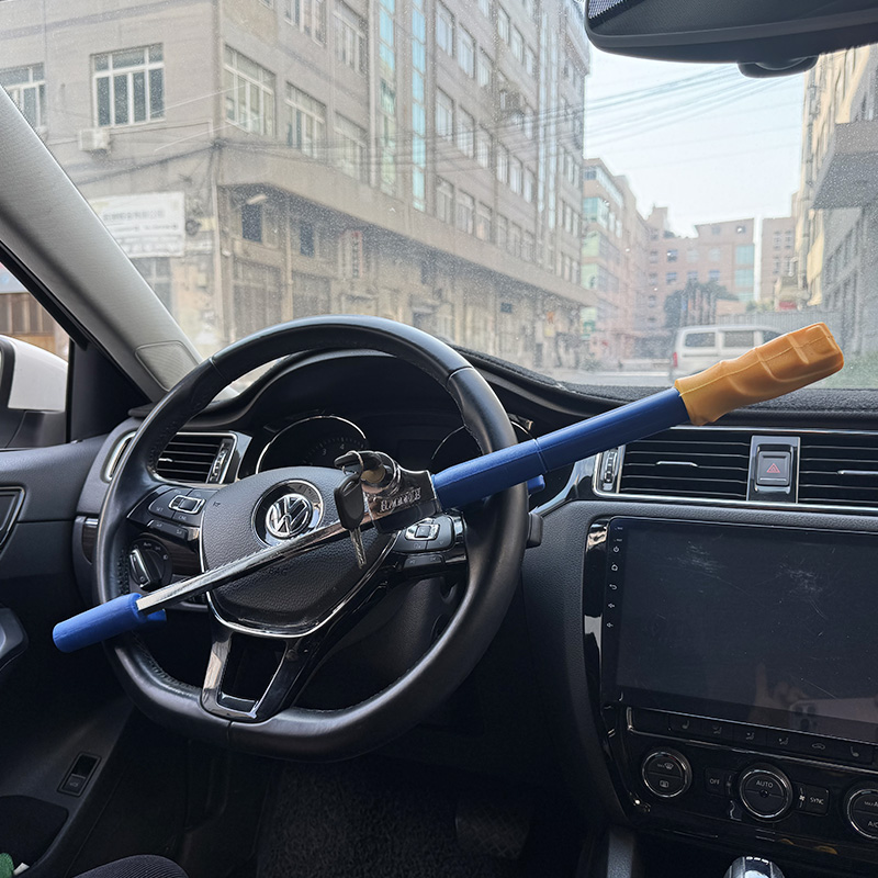 HDL 228 Security Car Lock Anti-Theft Steering Wheel Lock - T-Shaped Metal Auto Accessory